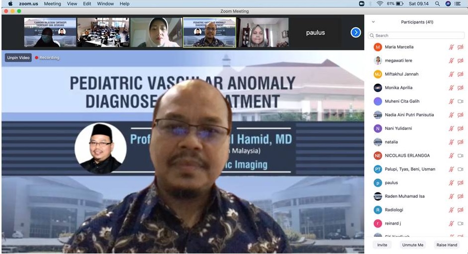 Guest Lecture from Prof Hamzaini Abdul Hamid, MD